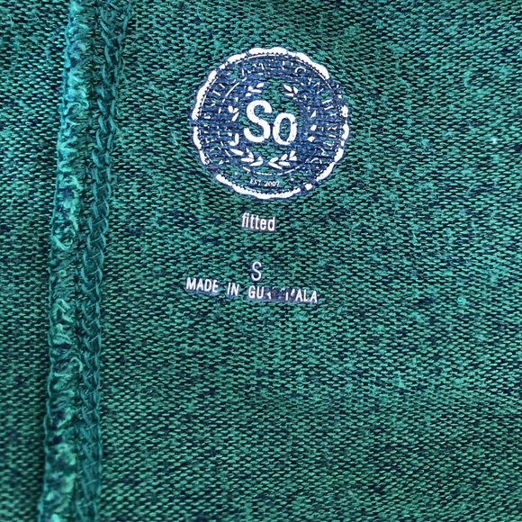 SO forest green  blouse - Picture 5 of 5